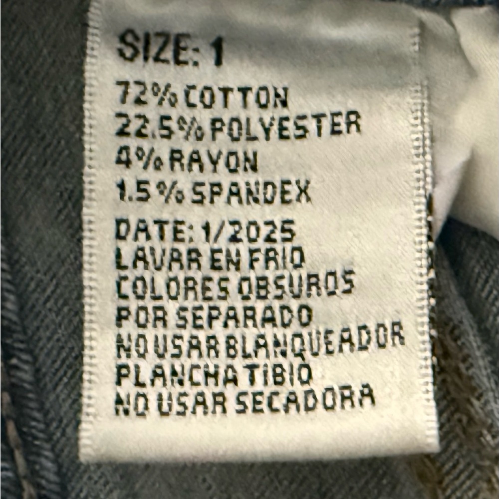 BAMBOO Blue Jeans with White Bow Pattern - Picture 3 of 4